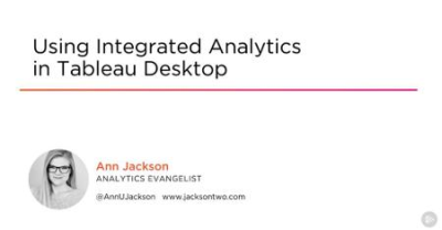 Using Integrated Analytics in Tableau Desktop