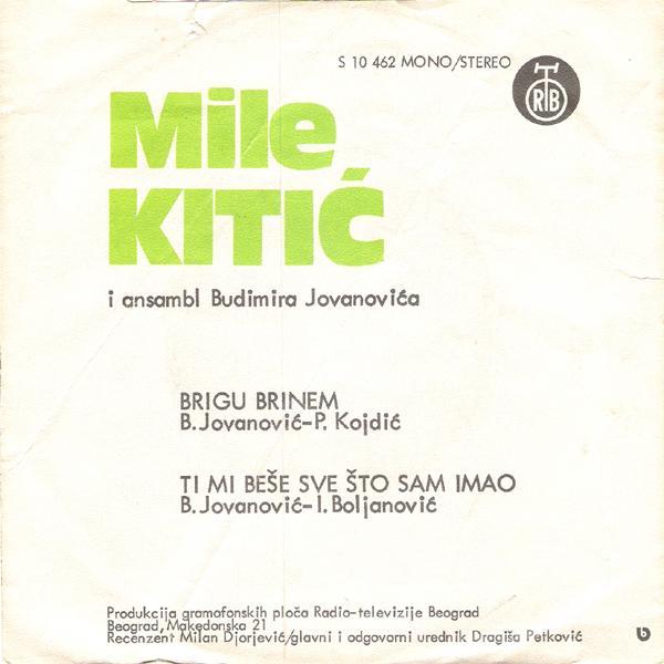 Mile kitic - 1977 Singla zadnja