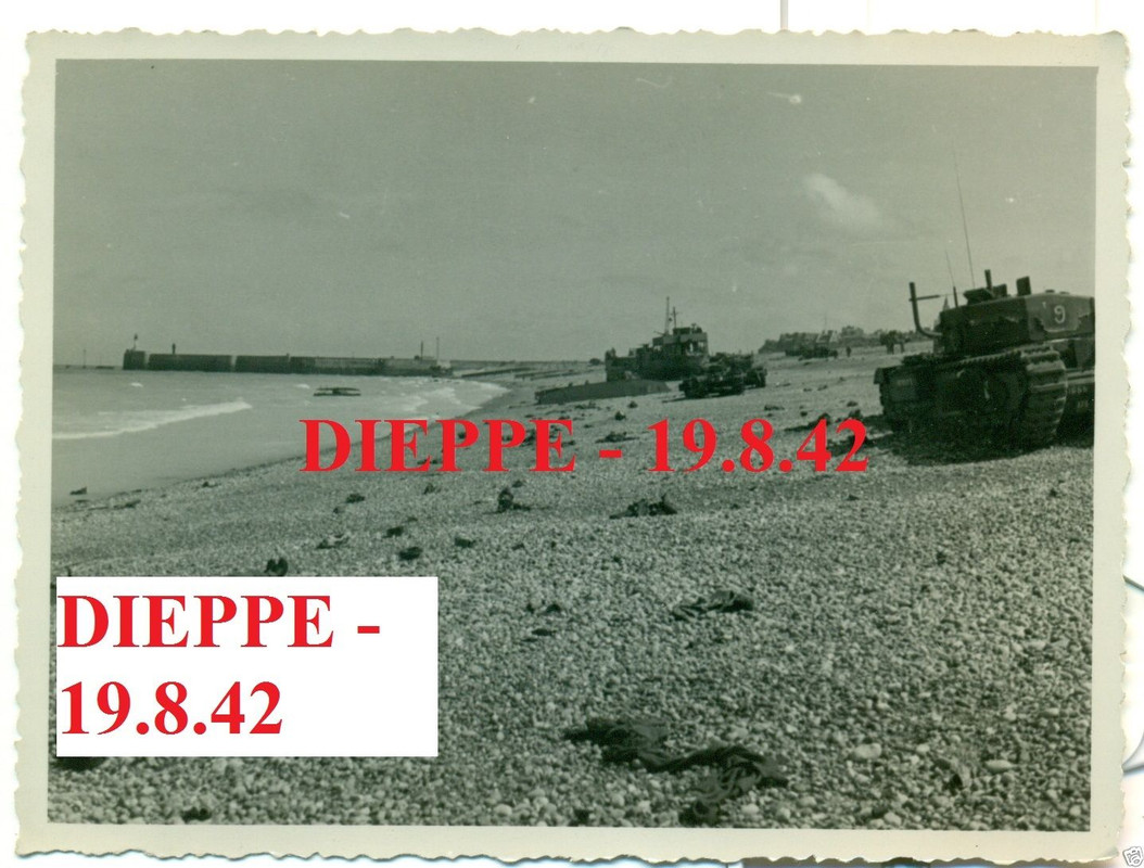 LANDUNG DIEPPE (NORMANDIE) - Alliierte Panzer