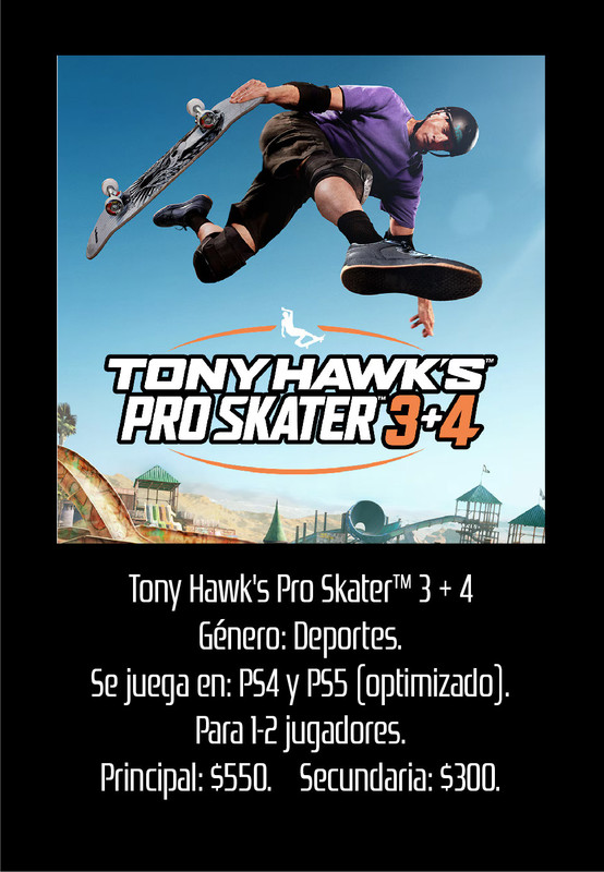 Tony Hawk´s Pro Skater 3+4