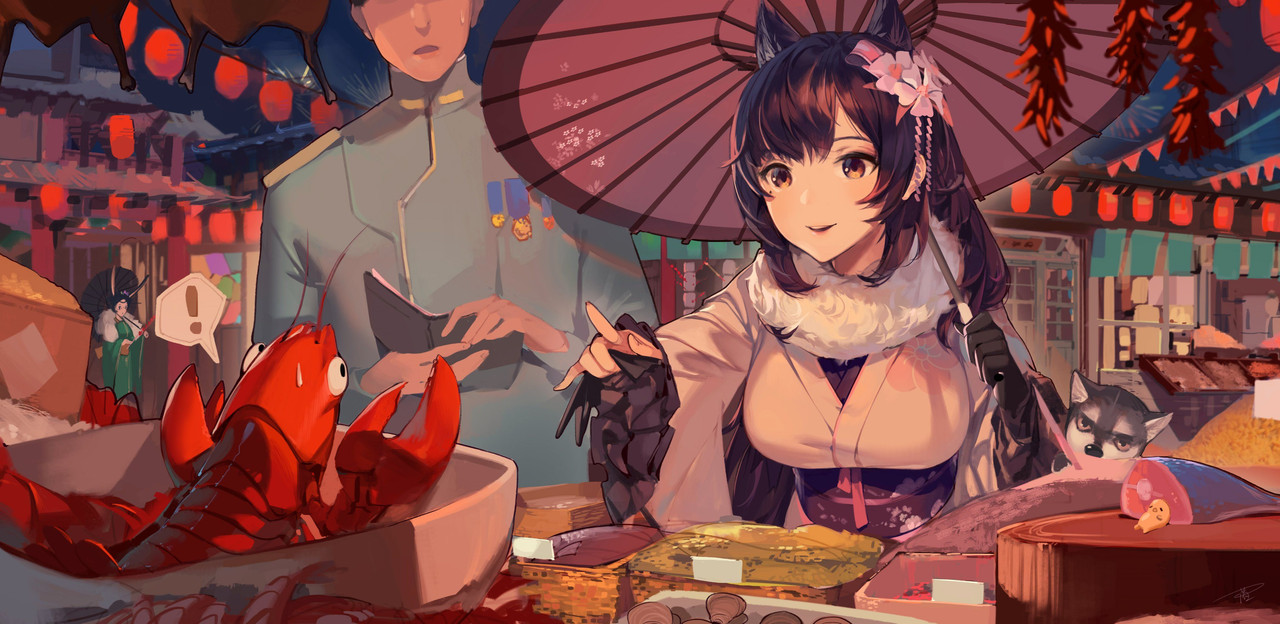 atago-commander-souryuu-atago-gudetama-and-1-more-azur-lane-drawn-by-damiaodi-4408b6eb4467eae3c3c