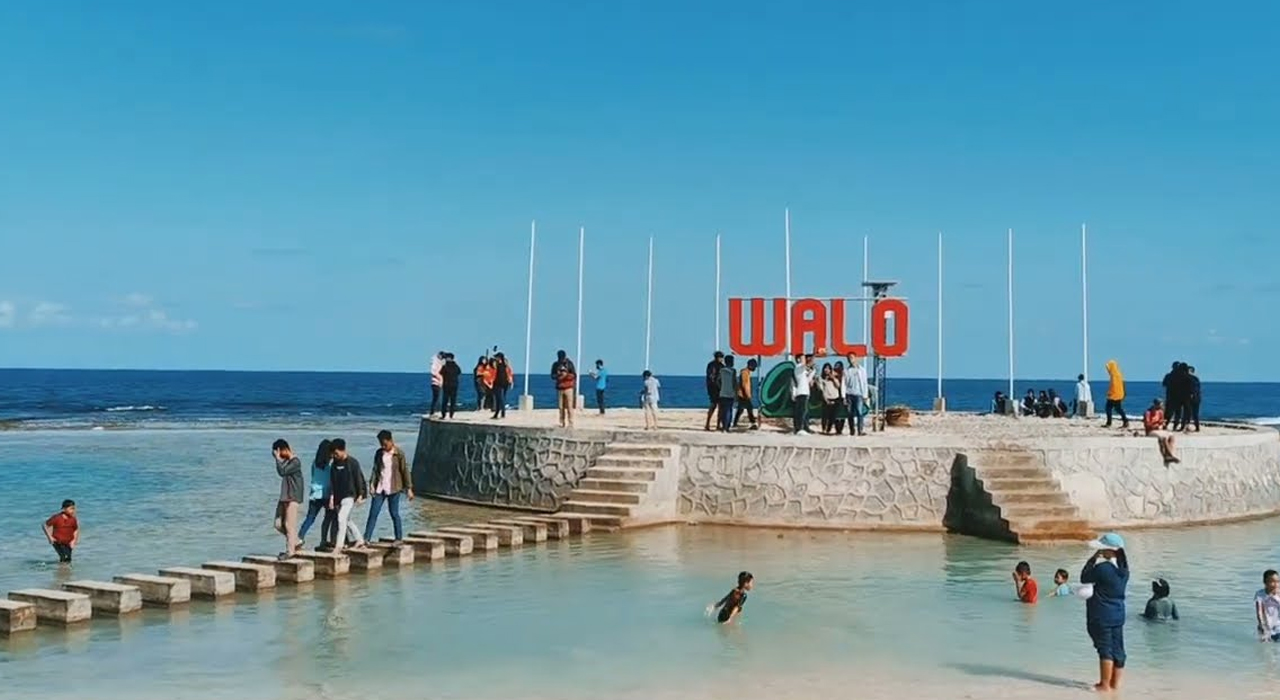 Menikmati Keindahan Wisata Pantai Walo di Nias Selatan