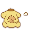 Gif of Pompompurin and Muffin; Pompom goes from eating to cookie, to Muffin waking up and taking him to goes stargazing. It ends with Pompom awkwardly falling on Muffin.