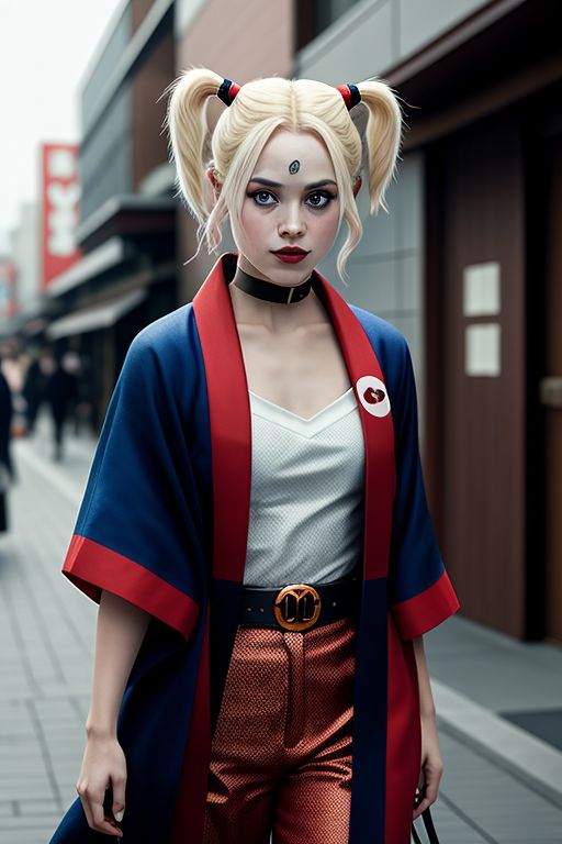 Harley-Quinn-wearing-a-kimono-28