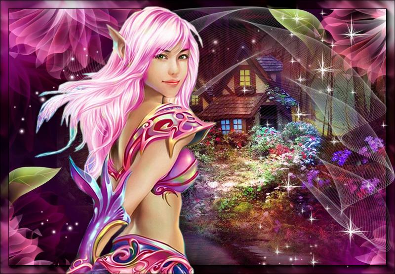 pink-shiny-flower-frame-backgrounds-powerpoint