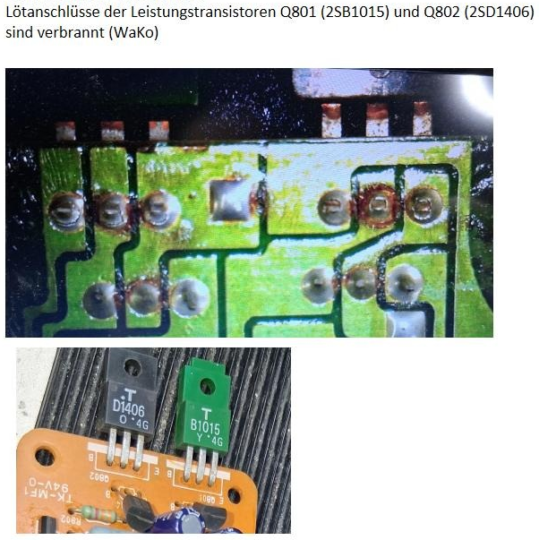P4 Netzteil Lötstellen