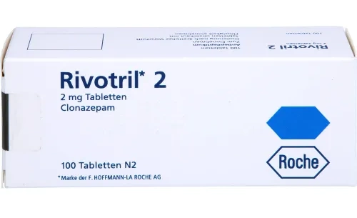 Clonazepam (Rivotril) 2 mg tabletten packung