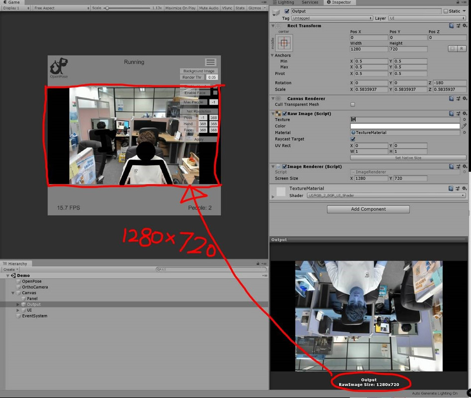 How to improve the camera view resolution from the default 1280x720 to ...