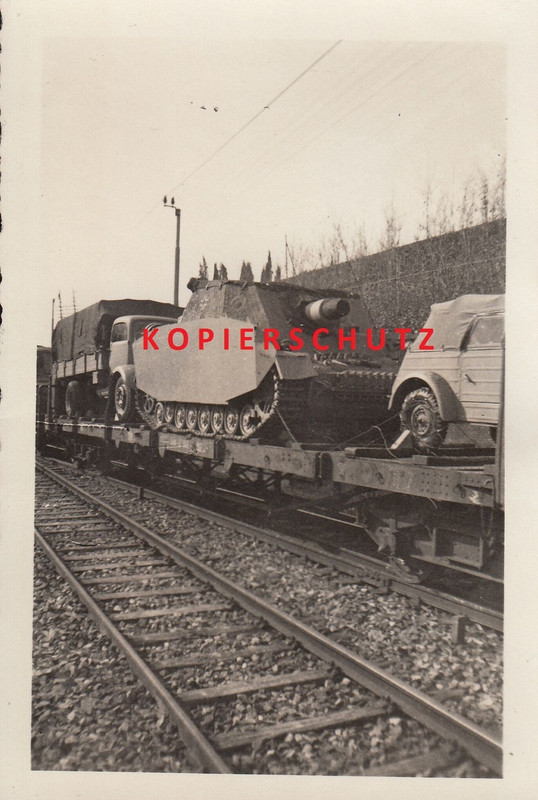 Foto Wehrmacht - Sturmpanzer 43 Brummbär