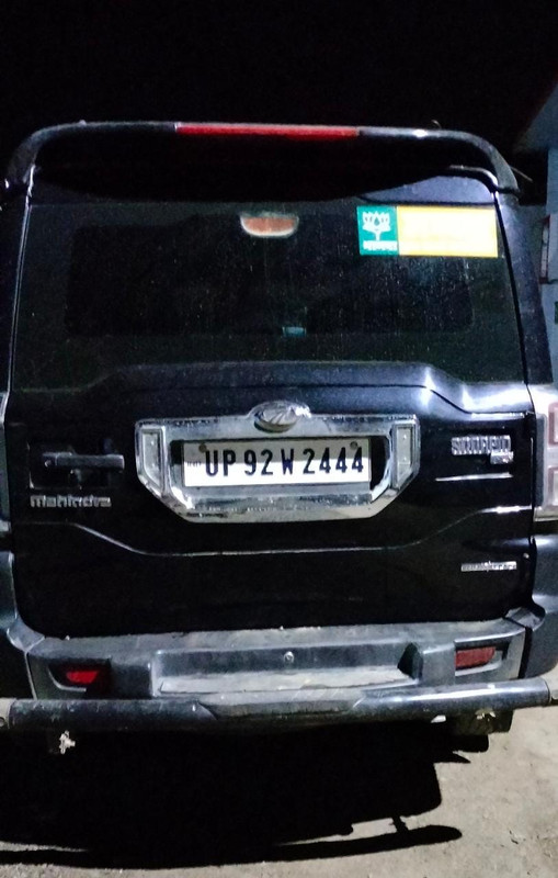 भाजपा  युवा मोर्चा मंडल अध्यक्ष एट की गाड़ी सीज।