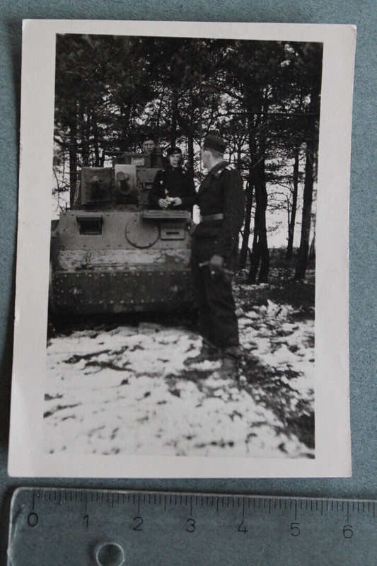 Foto Photo KO Panzer tank Panzerkampfwagen 38 ČKD Skoda mit Panzermann Turm Nr