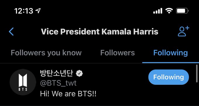 Kamala Harris dan BTS