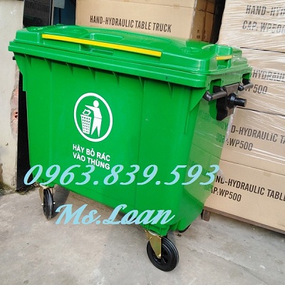 Thùng rác 660 lít màu xanh giảm giá HCM - mua thùng rác nhựa 660L rẻ / Lh 0963.839.593 Ms.Loan Thung-rac-cong-nghiep-660-lit-thung-rac-660l-nhua-hdpe-co-4-banh-xe