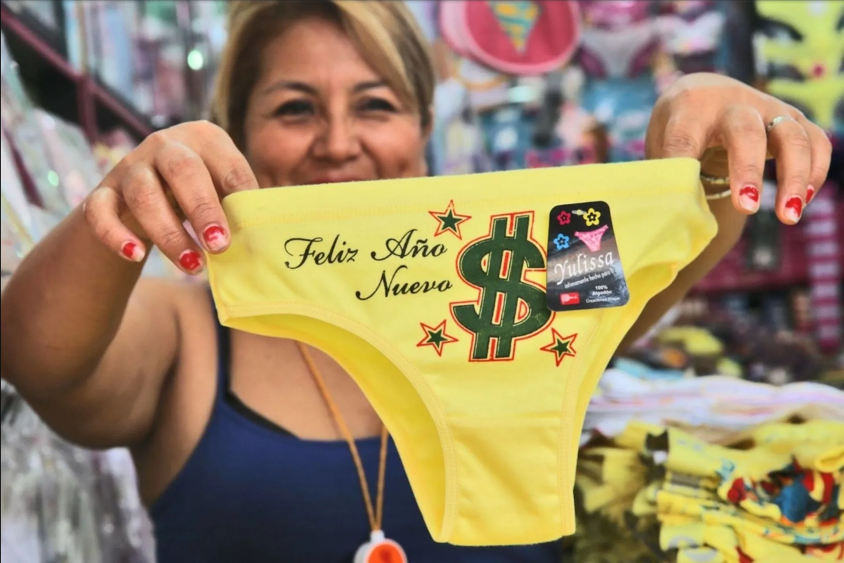 Significado de la ropa interior amarilla para Año Nuevo