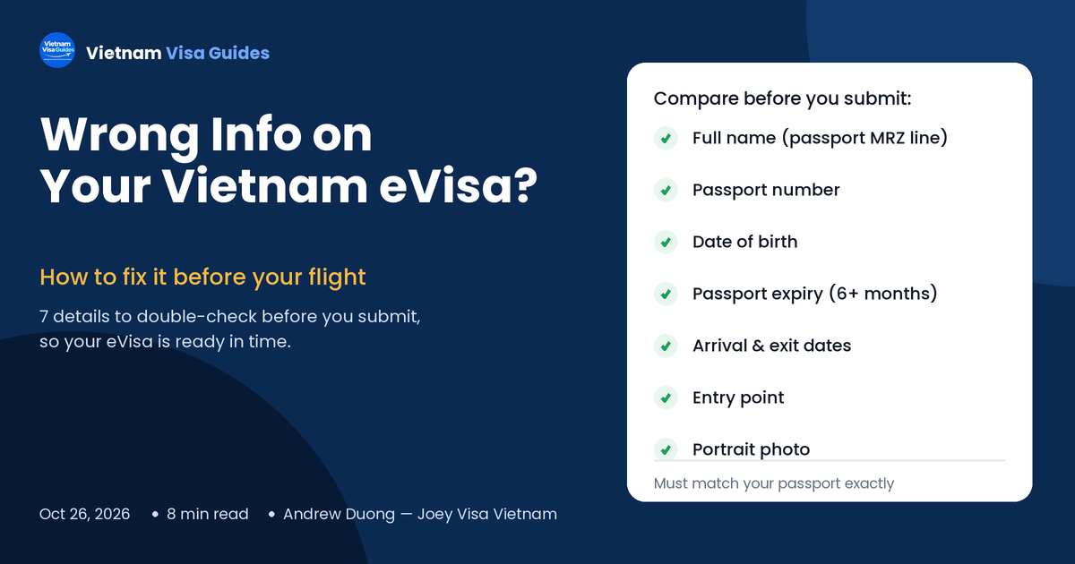 Photo Rejected, Name Spelled Wrong, and Flying Tomorrow? Here's What to Do