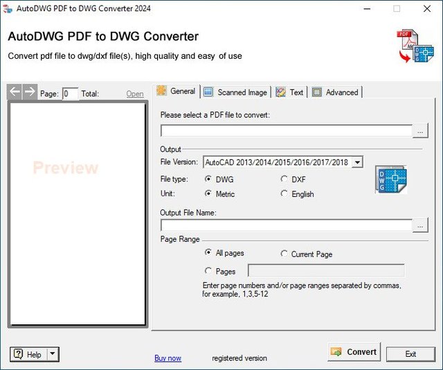 AutoDWG PDF to DWG Converter Pro 2024 4.7