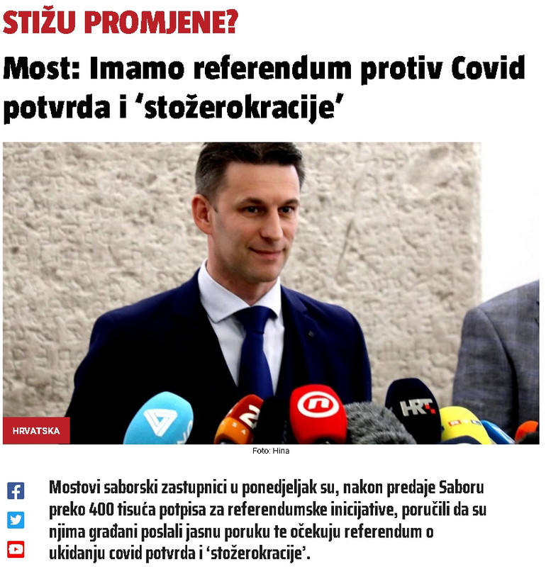 Most: Imamo referendum protiv Covid potvrda i ‘stožerokracije’ 124