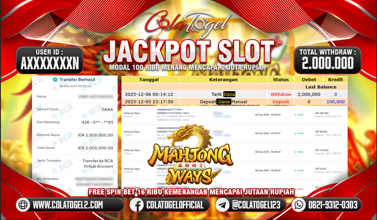 JACKPOT SLOT GACOR!!