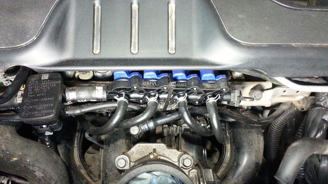 Форсунки под крышкой