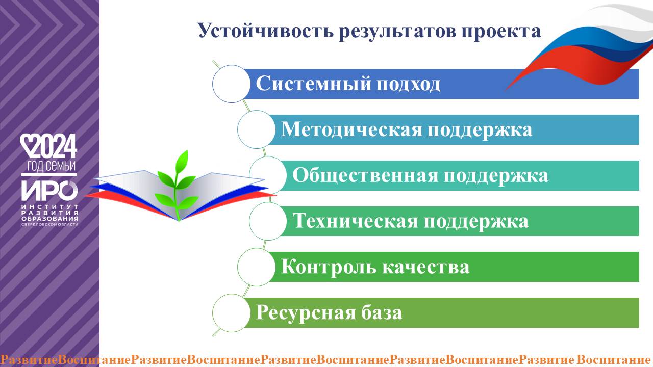 Устойчивость результатов проекта