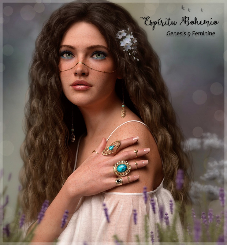 Espiritu Bohemio Rings for Genesis 9 Feminine