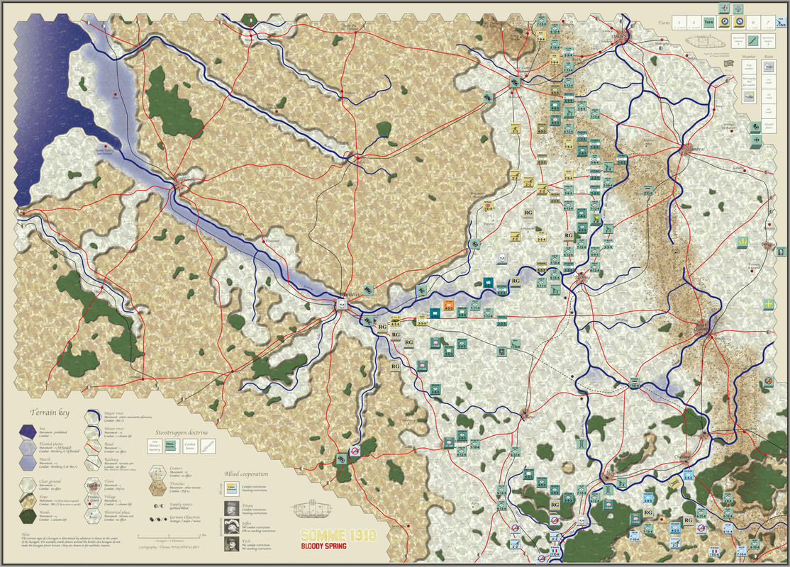 Somme 1918Map