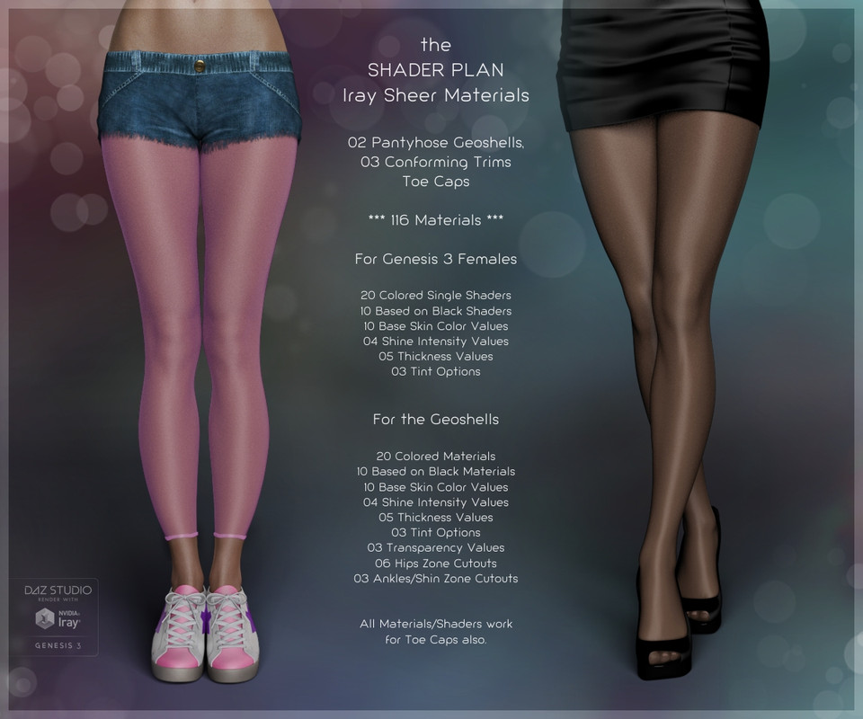 Shader Plan - Iray Sheers and Pantyhoses Repost