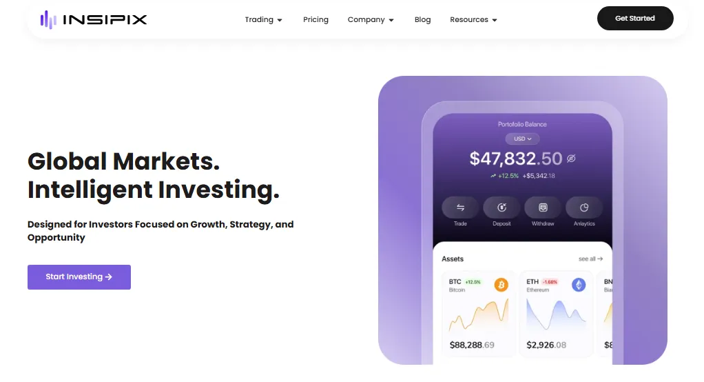 Insipix Account Options