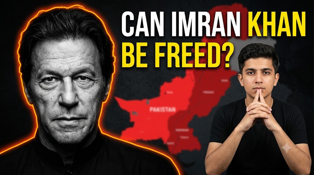 AI-generated example result for the youtube-thumbnail prompt: News & Documentary – "CAN IMRAN KHAN / BE FREED?" | News And Documentary Youtube Thumbnail AI YouTube Thumbnail Prompt