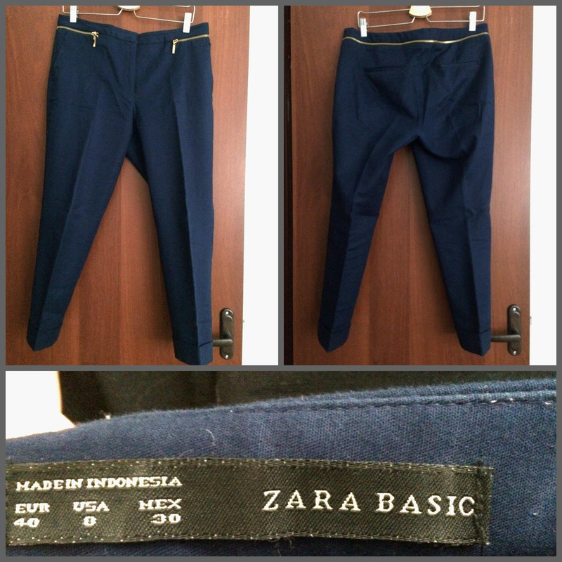 синие брюки