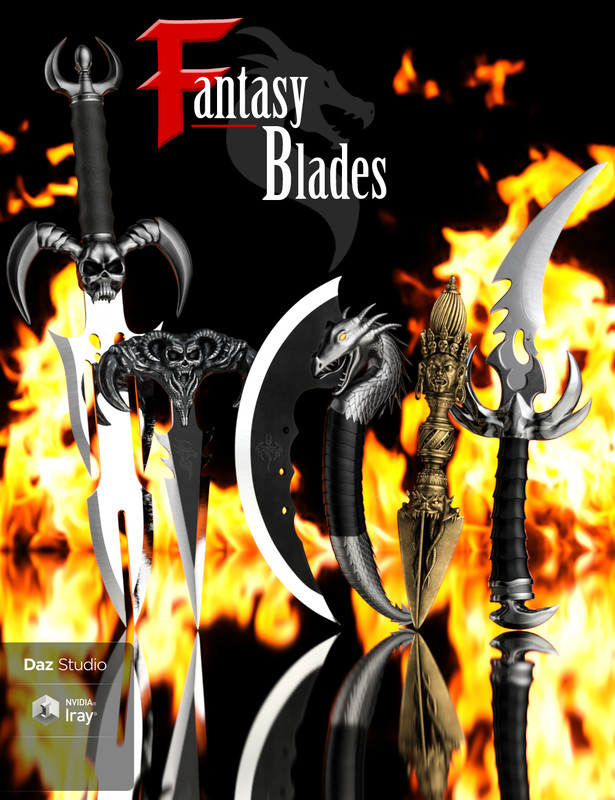 00 main fantasy blades daz3d