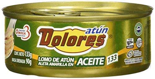 Amazon: Atún Dolores en Aceite de 133g, oferta en 16.20, agregando y comprando 10 queda en promedio en 14.5 