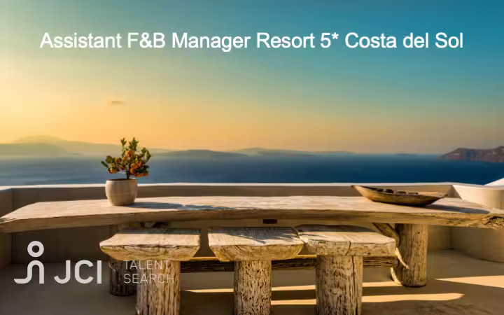 Assistant F&B Manager Resort 5* Costa del Sol