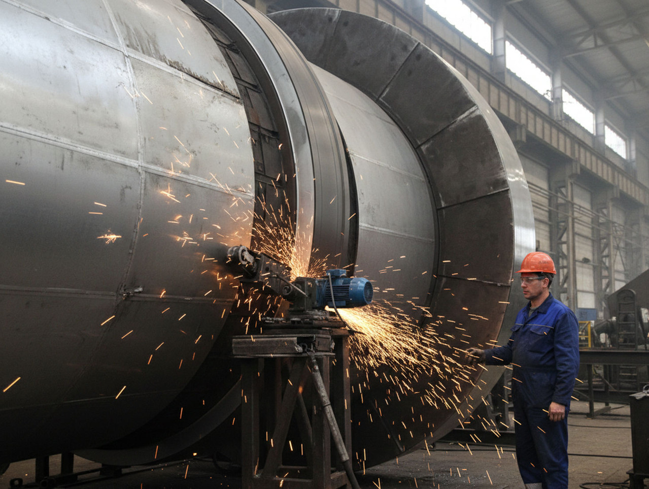 Проточка поверхности катания бандажа мобильным станком без демонтажа агрегата как способ восстановления геометрии узла