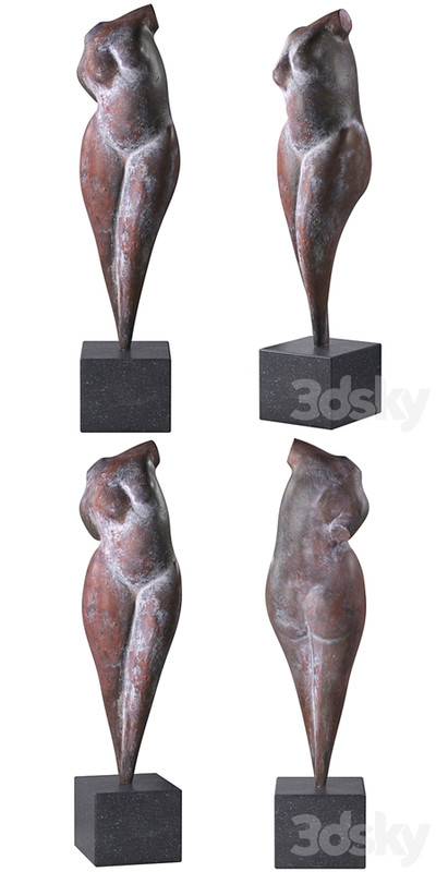 Gedraaid Model Sculpture