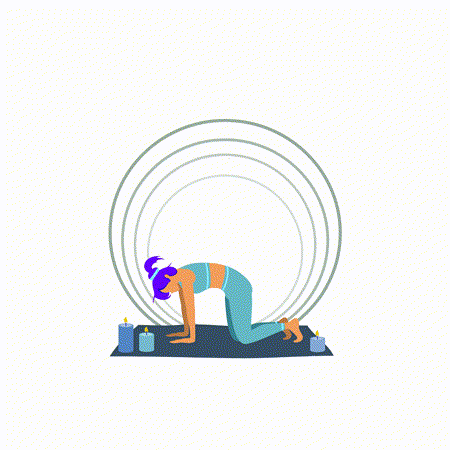 Cat-Pose / Marjaryasana (Beginner level-IGIYS)