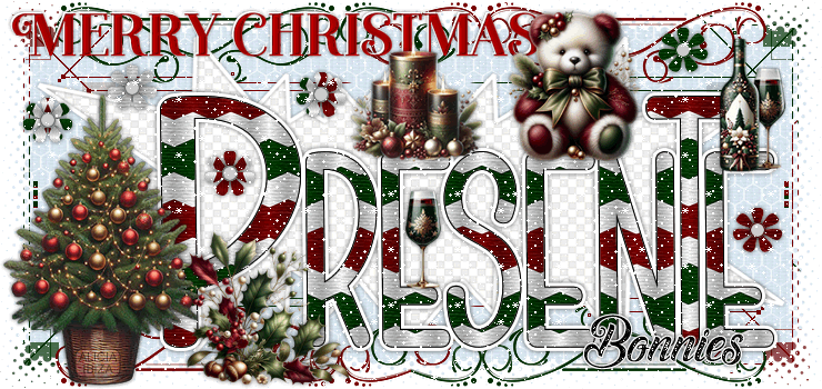 Presente Elegant Christmas bonnies