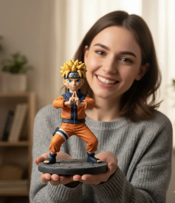 Figura de Naruto terminada