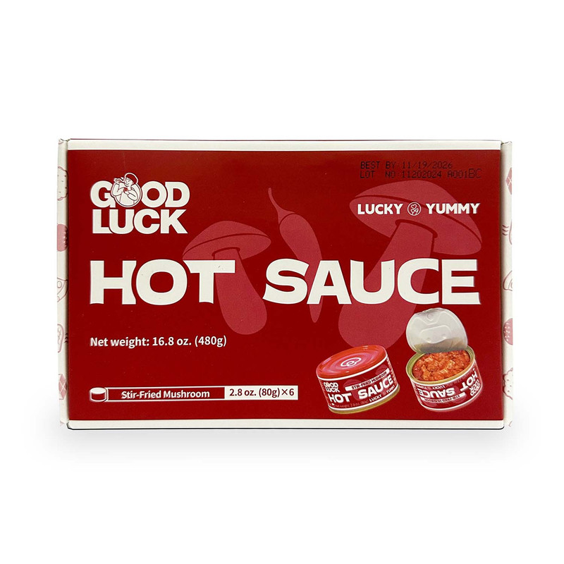 Good Luck Hot Sauce Stir-Fried Mushroom Gift Box