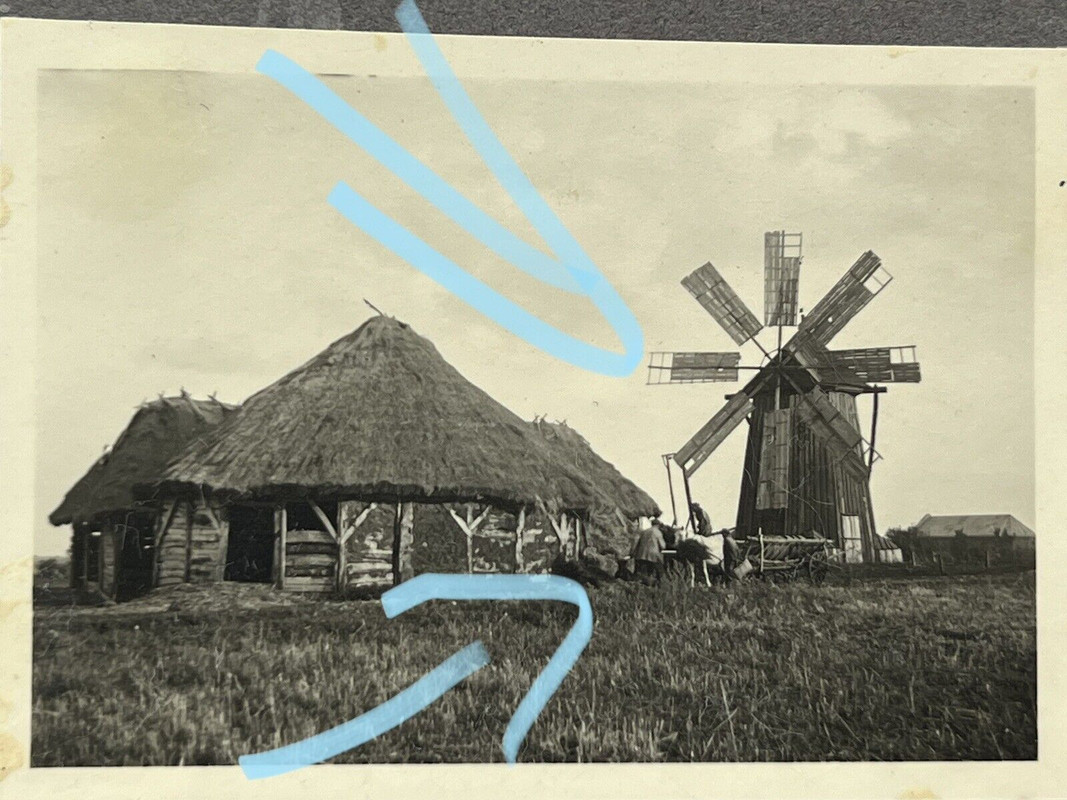 Foto 2wk Ukraine Mühle , Windmühlen Russland Fotoalbum Russia