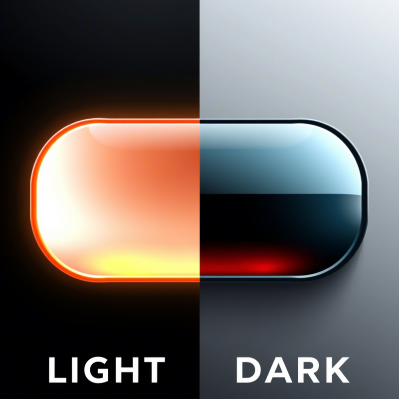 Light-Dark Mode switch button preview