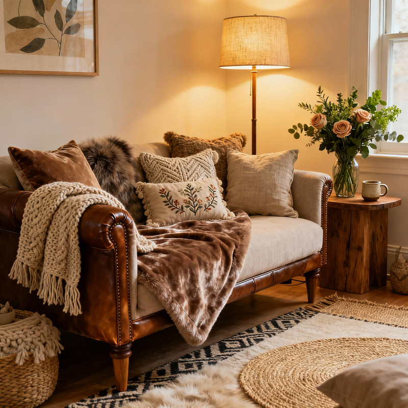 Теплые детали мебели