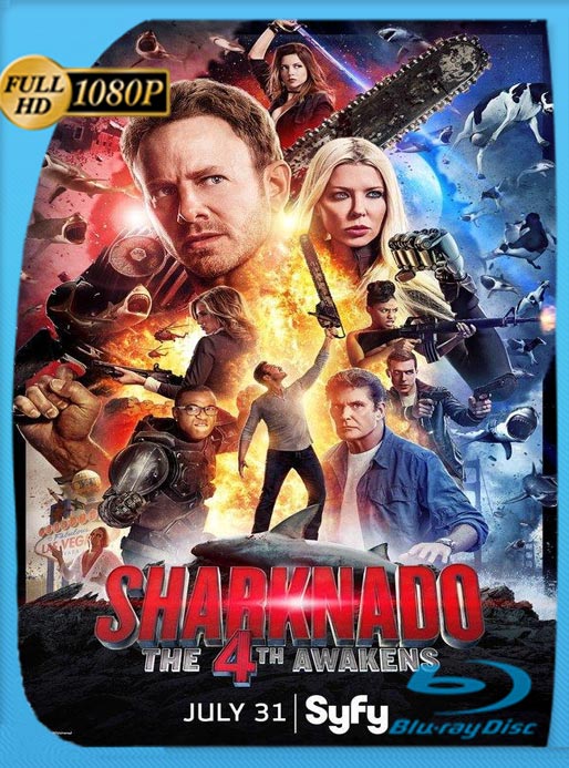 Sharknado 4: El despertar (2016) WEB-DL HD 1080p Latino [GoogleDrive]