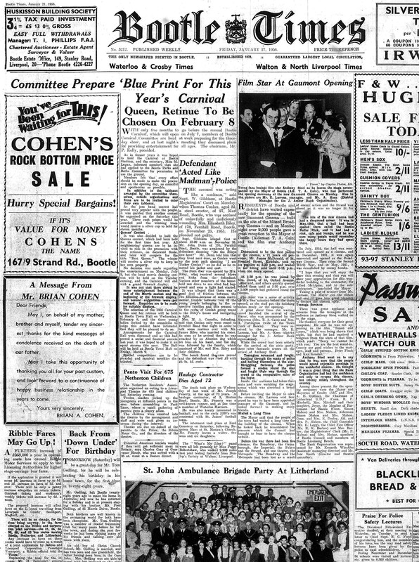 Bootle Odeon. Bootle Times News