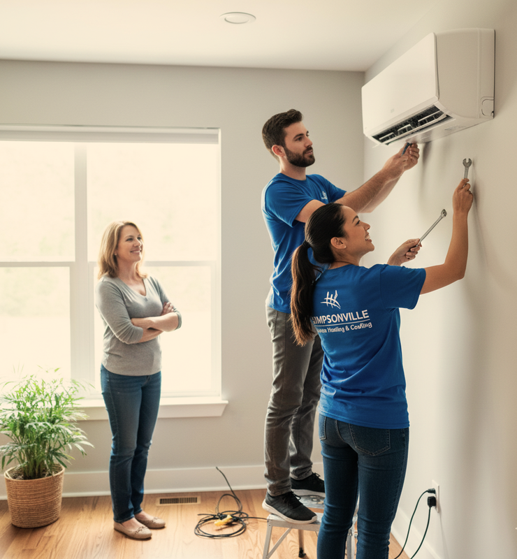 HVAC Work Background