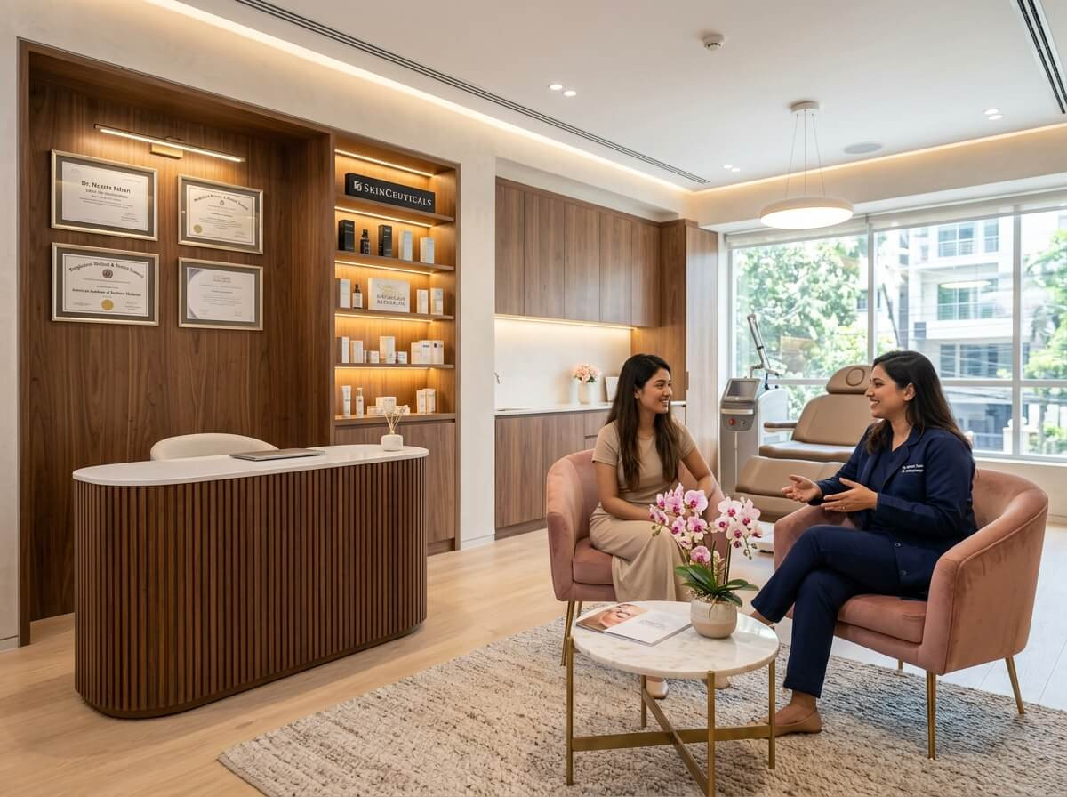 Fair Skins BD luxury dermatology and aesthetic clinic suite in Dhaka