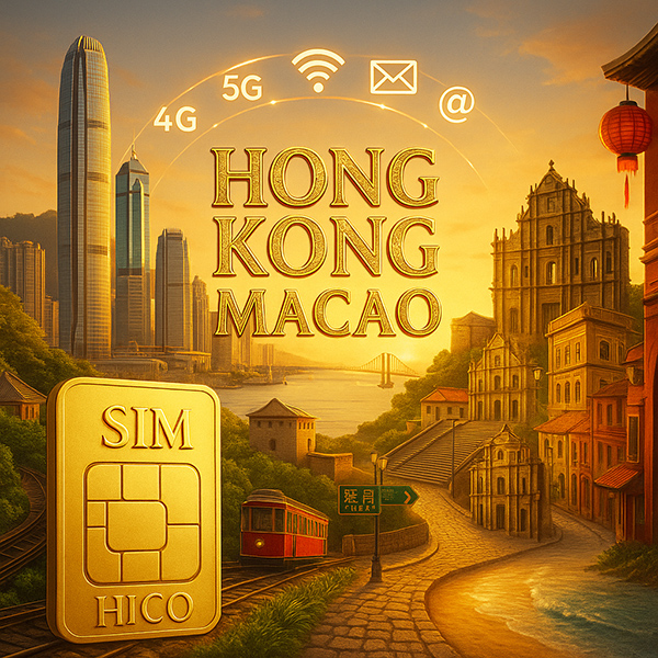 Sim 4G Hong Kong Macau phủ sóng toàn diện từ Hico