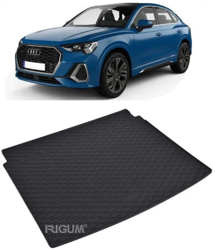 Tavita auto AUDI Q3 TFSI e 2019-prezent, protectie portbagaj, Cri-Flo, din cauciuc 100%, compatibil cu autoturismul AUDI Q3 TFSI