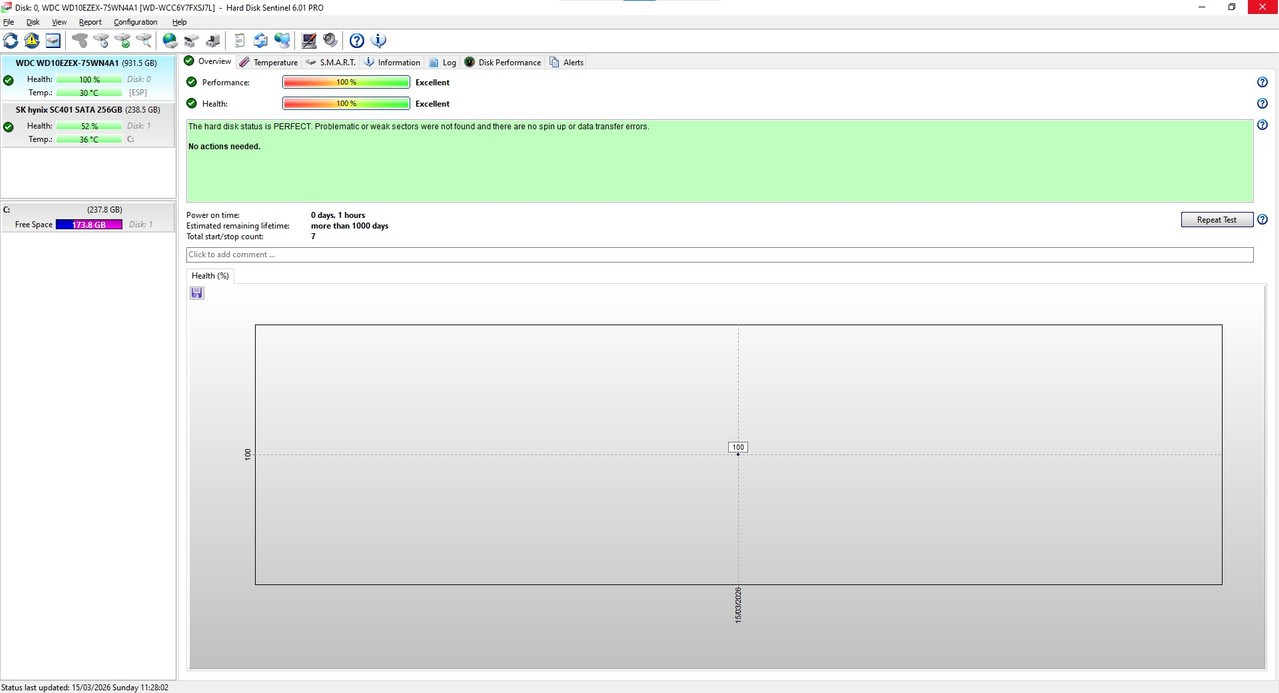 WD Blue 3 5 1TB 01 WCC6Y7FXSJ7L 100