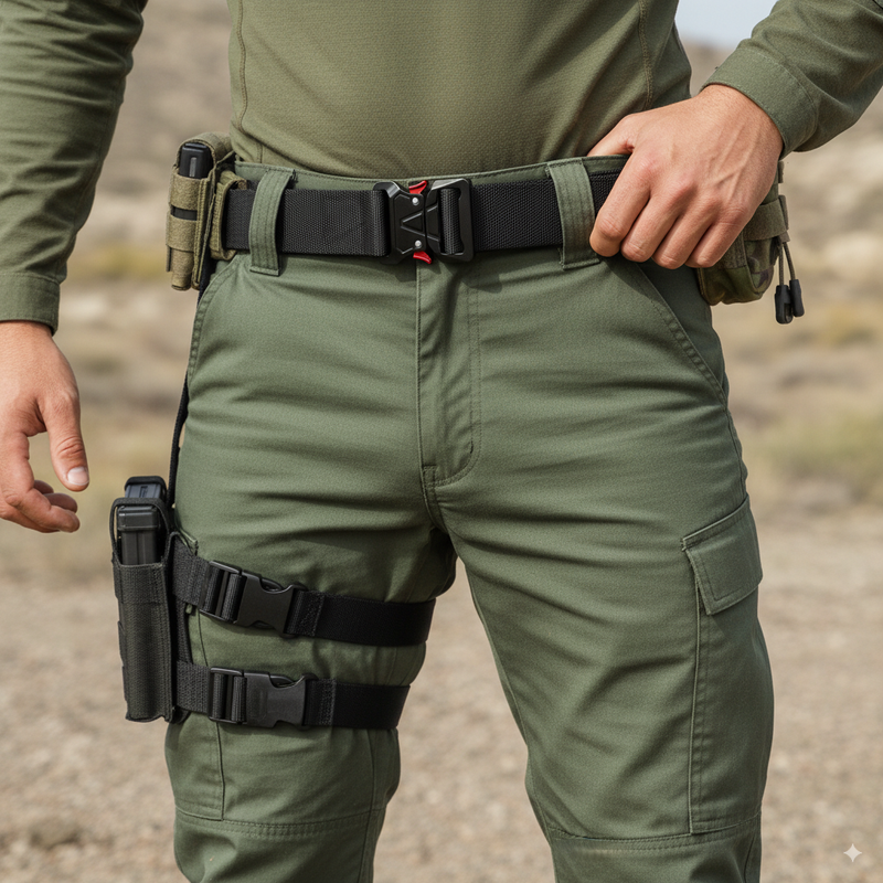 Tactical cobra buckle belt in black tan and army green for military use